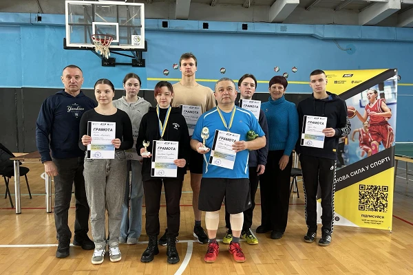 Студенти ЦНТУ — призери обласної першості з настільного тенісу