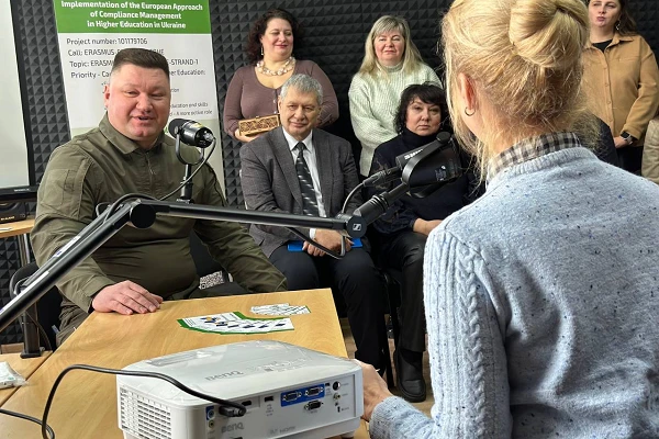 У ЦНТУ відкрили подкаст-студію в межах проєкту EUComplianceM4UA