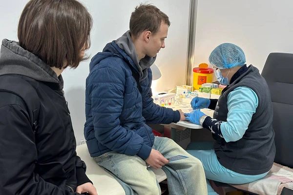 Мобільна амбулаторія Кіровоградського центру контролю хвороб у ЦНТУ